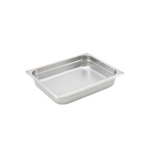 Steam Table Pan 1/2 Size Anti-Jam Hvy Wt 1EA, L12-3/4" x W10-3/8" x D2.5"