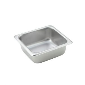 Steam Table Pan 1/6 Size 1EA, .. L6-5/16"xW6-7/8"xH2-1/2"