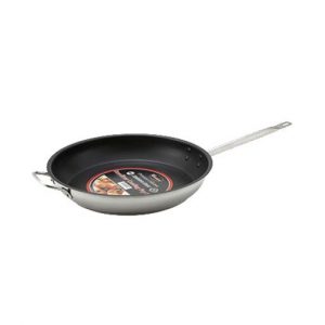Pan 12" Fry Stainless Steel Non-stick w/SS Handle 1EA