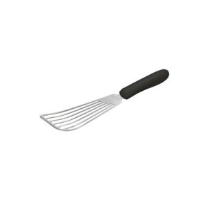 Spatula 6.5" Fish Metal Blade Black Handle 1EA