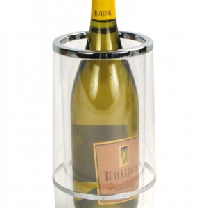 Wine Chiller 9" Acrylic Clear Insulated 1EA