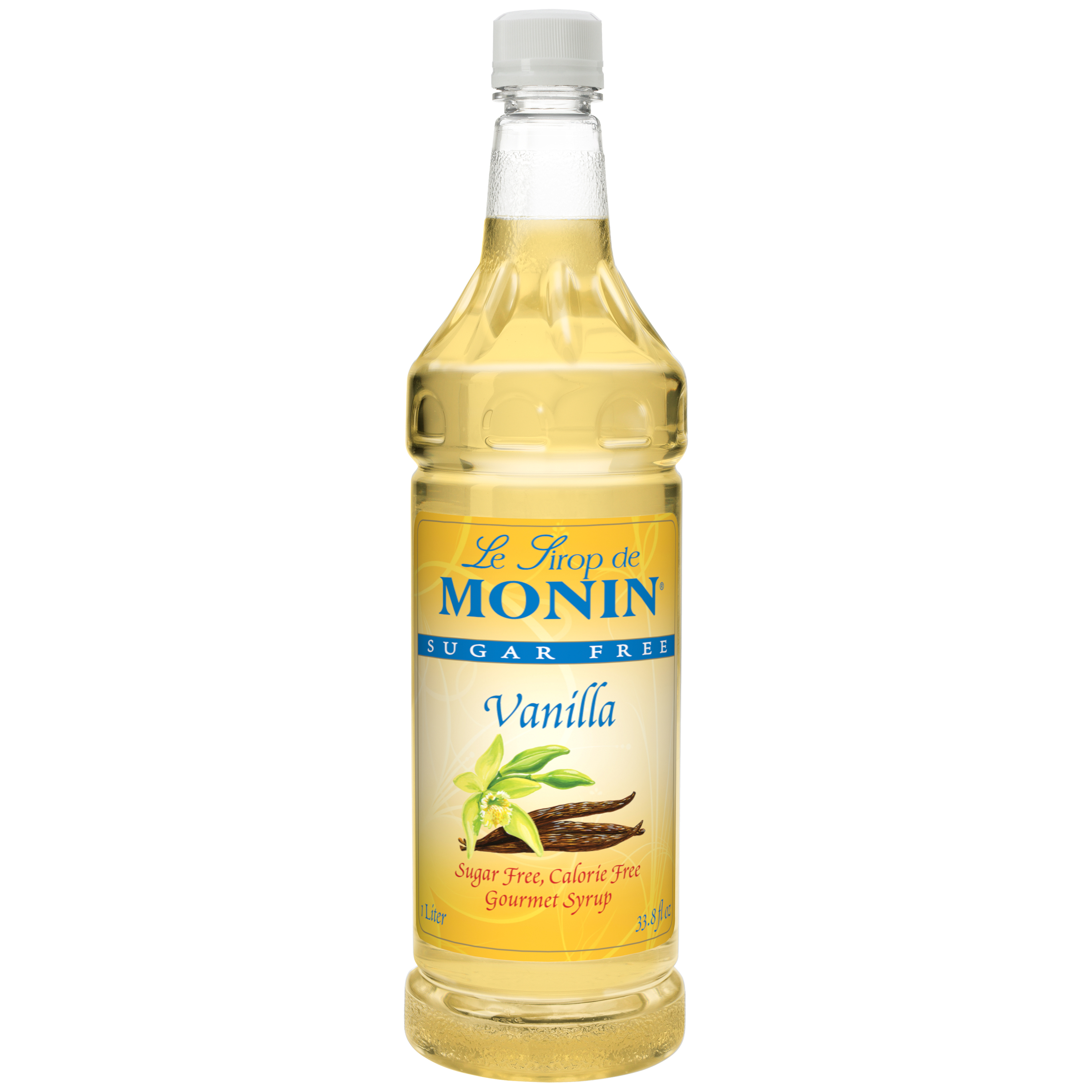Syrup Sugar Free Vanilla 1LTR Monin 4CS