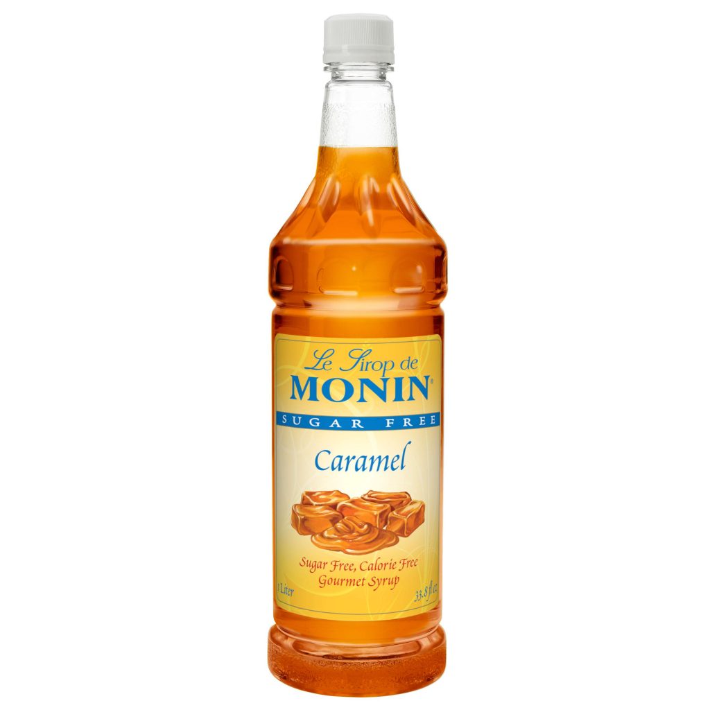 Syrup Sugar Free Carmel 1LTR Monin 4CS