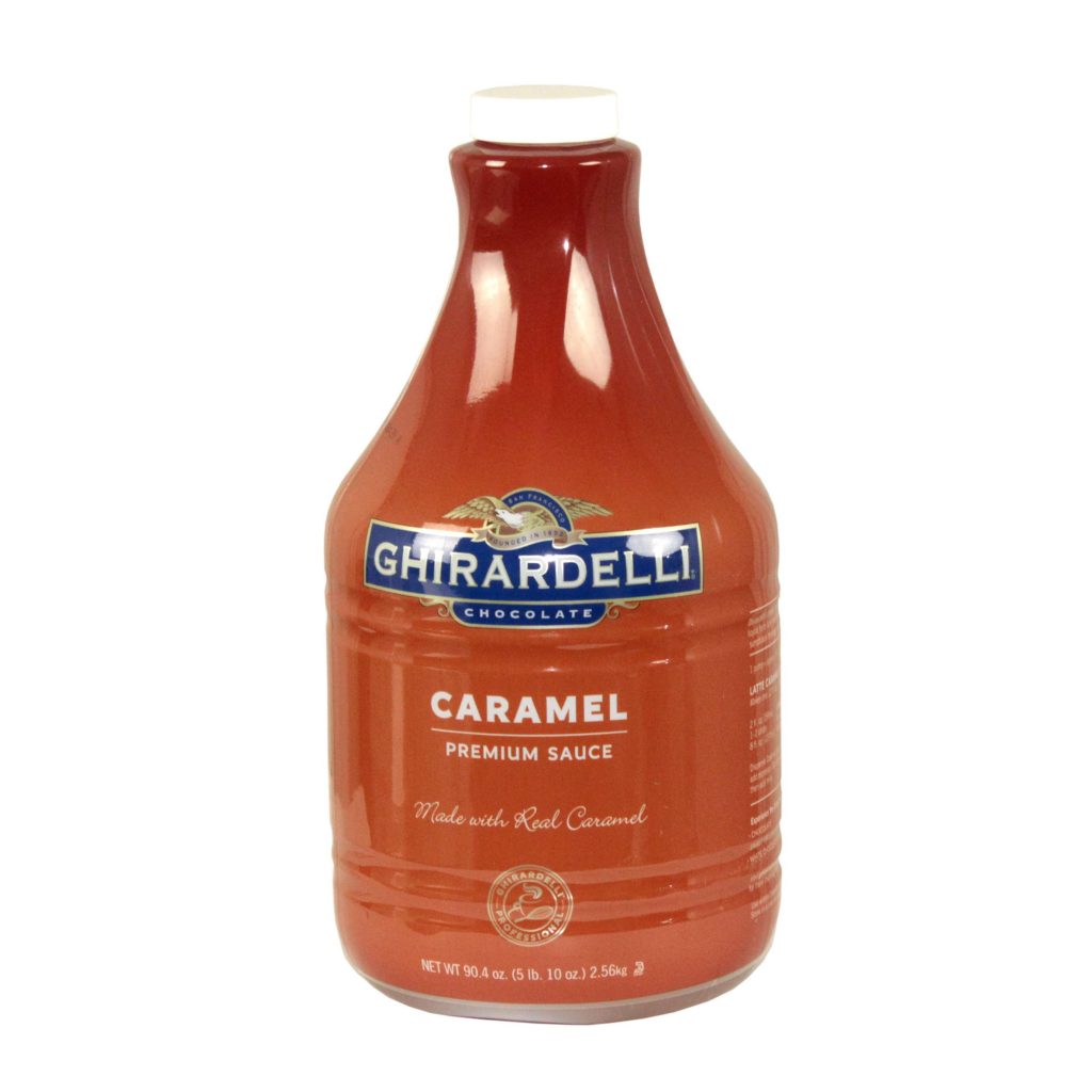 Syrup Caramel 87.3oz Pump Bottle Ghirardelli 6CS