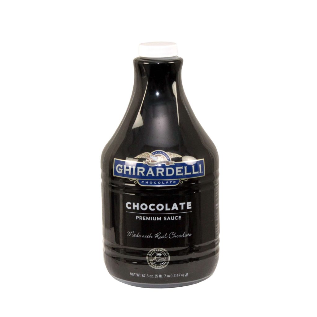 Syrup Chocolate 87.3oz Pump Bottle Ghirardelli 6CS