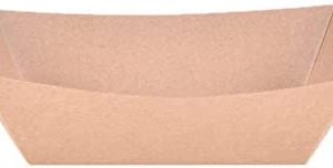 Food Tray 1LB 5.2x3xH1.5" ECO Kraft Brown 1000CS